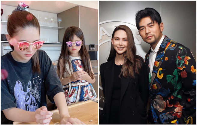 昆凌、周杰伦的长女小周周，被网友认为长得比较像爸爸。（图／IG@昆凌、周杰伦）