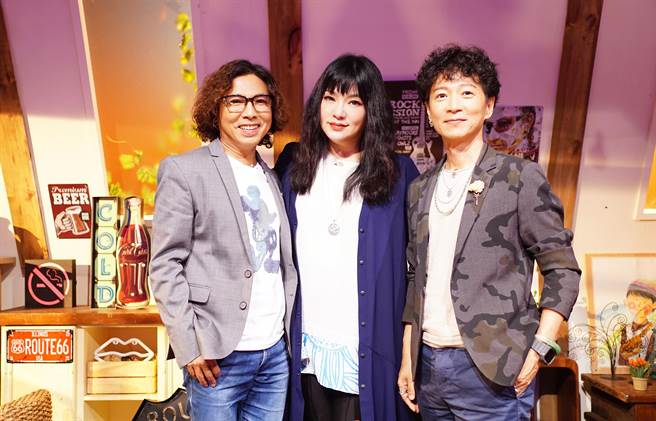 郭蘅祈（左起）、 唐绮阳、沈斻是同窗好友。（公视提供）