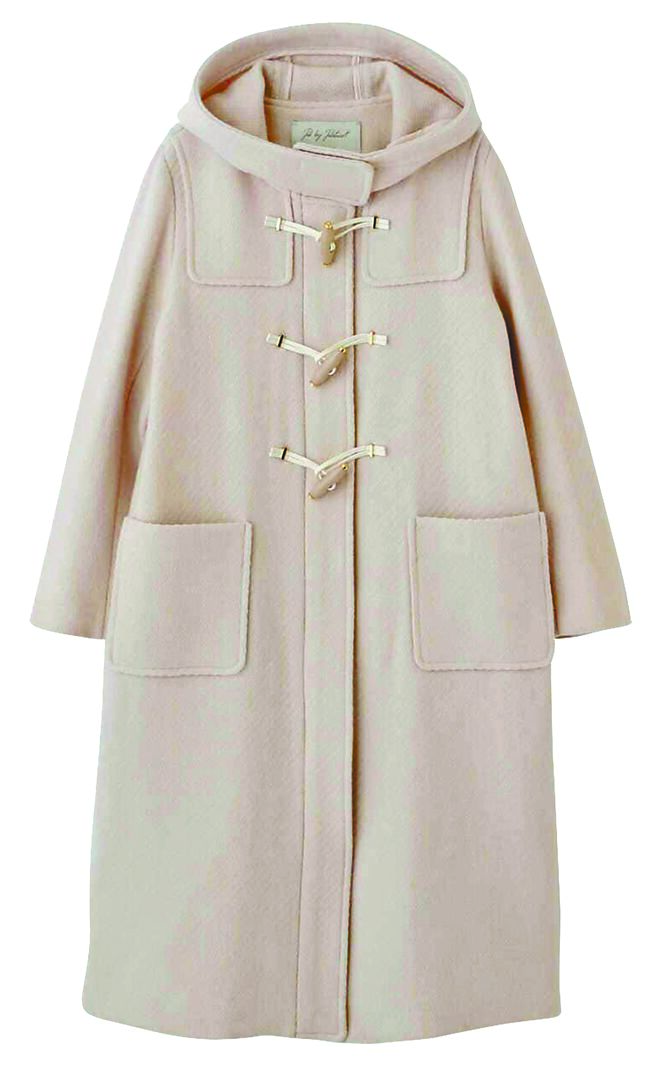 統一時代百貨台北店的JILL by JILLSTUART牛角釦連帽外套，原價2萬1880元，特價1萬8500元。（統一時代百貨台北店提供）