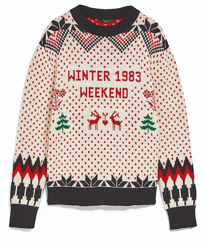 忠孝馆WEEKEND MaxMara WKND假期系列针织衫，推荐价17100元。（业者提供）