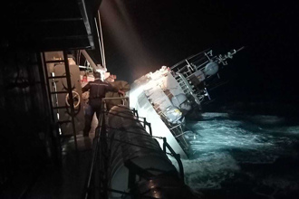 泰國軍艦進水沉沒 33水手失蹤