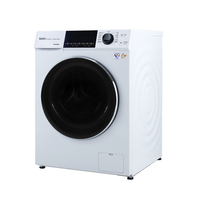 歌林全新滚筒式洗衣乾衣机 BW-1006VD01， 拥有6段温控洗净及90°C高温杀菌功能，更有冬天衣服最需要的免水洗即能去味的空气洗功能。（歌林提供）