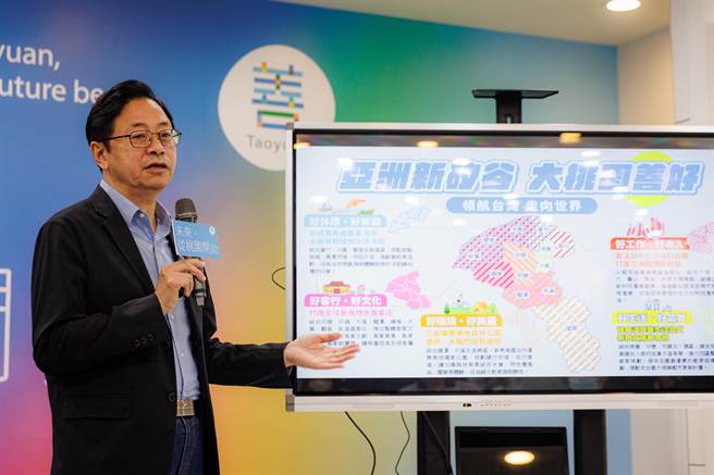 準桃園市長張善政透過新聞稿發布小內閣人事，前行政院新聞局長蘇俊賓出任副市長。(蔡依珍攝)