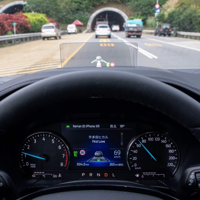 6.5吋全彩液晶仪表可依不同功能及驾驭模式变换。（图/陈大任摄）