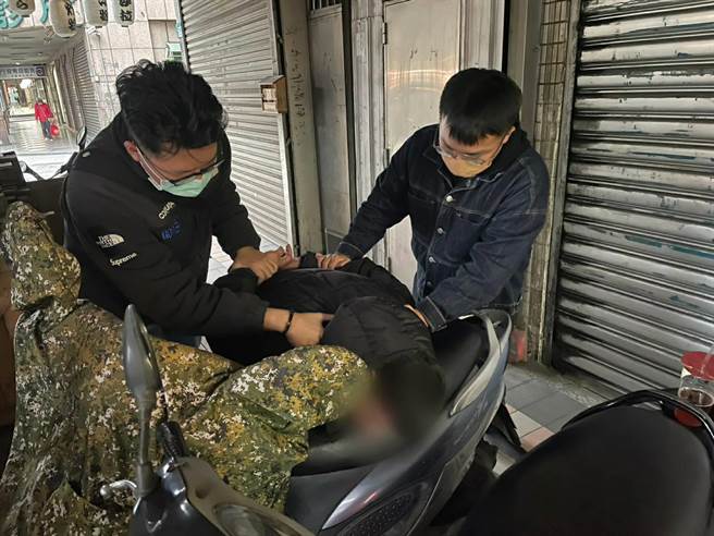 林嫌当场被捕。（警方提供）