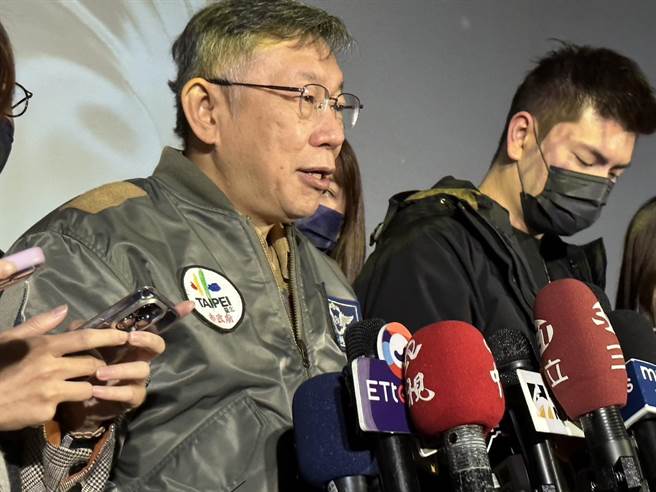 台北市长柯文哲。（杨亚璇摄）