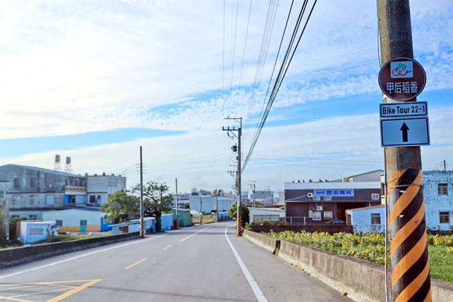 观旅局今年争取中央预算，并编列经费改善「甲后稻香自行车道」。(台中市政府提供)