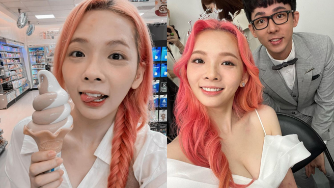 滴妹和哥哥阿滴经营英文教学频道走红后，也跨足手摇饮生意。(图/滴妹 IG)