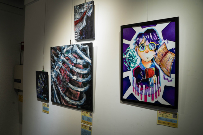今年學習障礙聯合畫展在新竹、台北、彰化輪番展出，展期至明年1月2日。（圖/信義房屋提供）