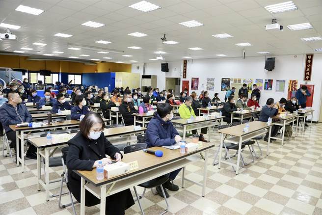 海山分局举办年终治安座谈会。（海山分局提供）