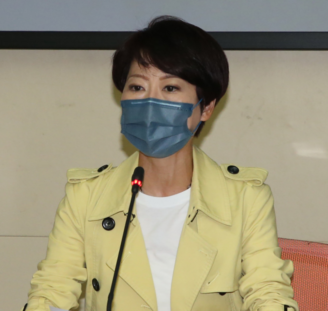 民进党立委陈亭妃。（资料照片，赵双杰摄）