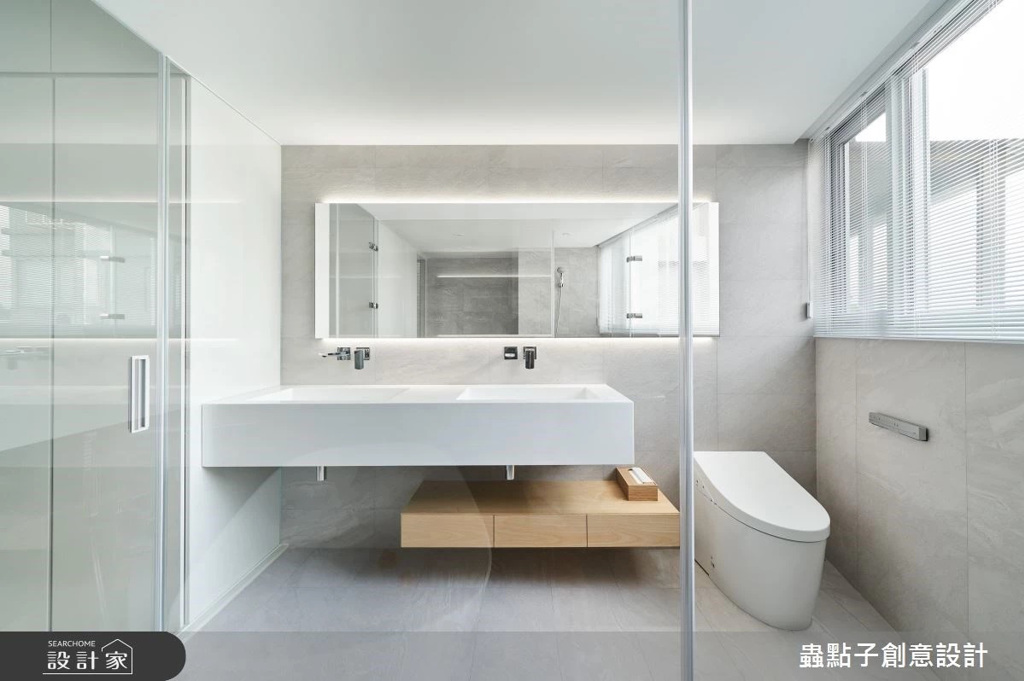 衛浴設計做對了嗎？機能浴室設計妙招 X 5，陪你迎擊冬季寒流！(圖/searchome設計家)