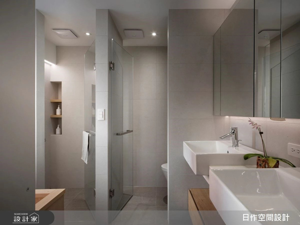 衛浴設計做對了嗎？機能浴室設計妙招 X 5，陪你迎擊冬季寒流！(圖/searchome設計家)