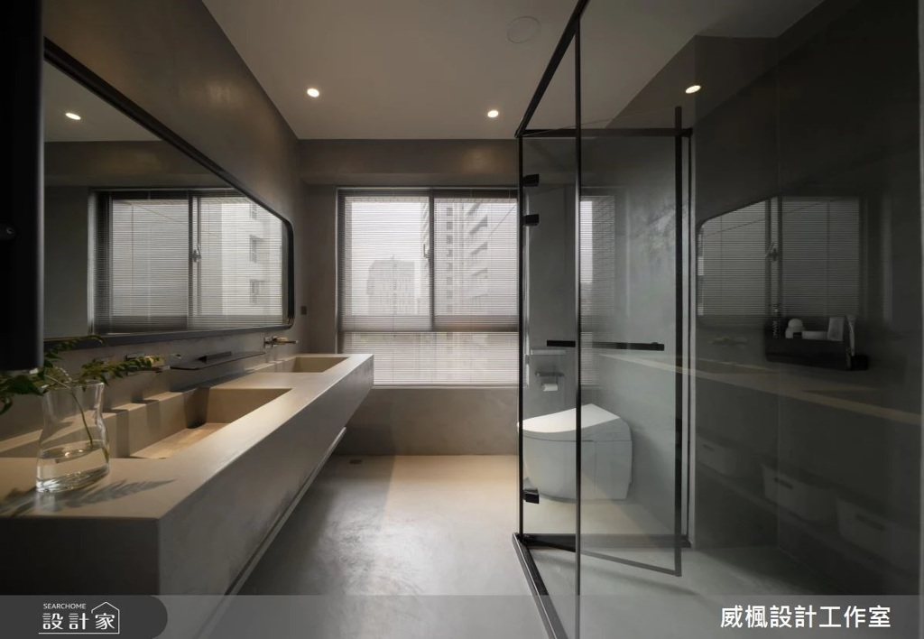 衛浴設計做對了嗎？機能浴室設計妙招 X 5，陪你迎擊冬季寒流！(圖/searchome設計家)
