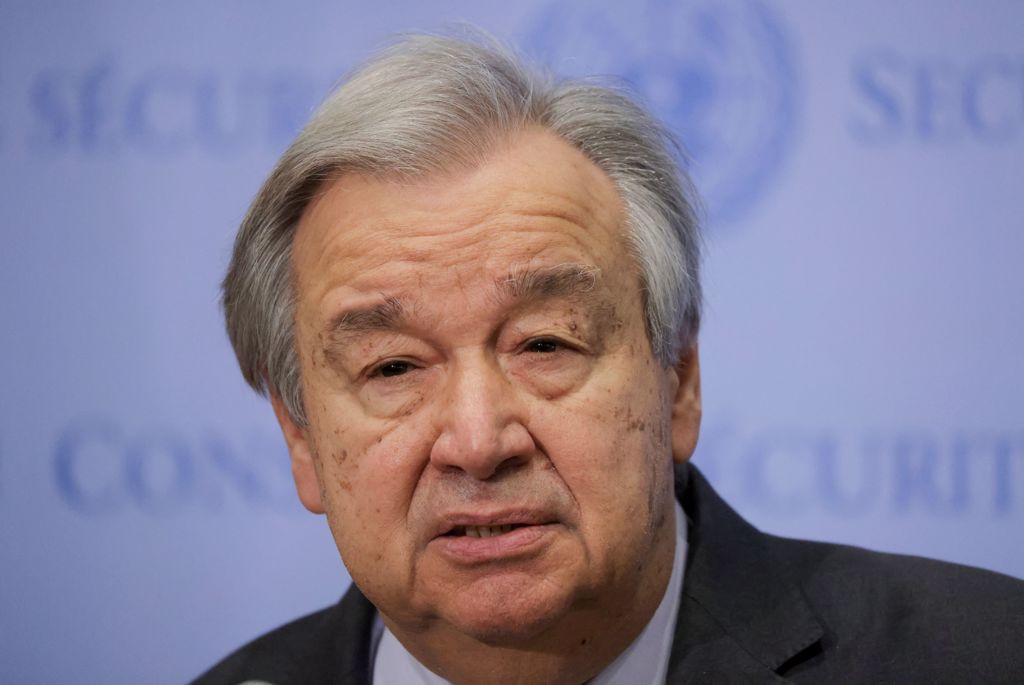 联合国（UN）秘书长古特瑞斯（Antonio Guterres）。（图／路透社）(photo:ChinaTimes)