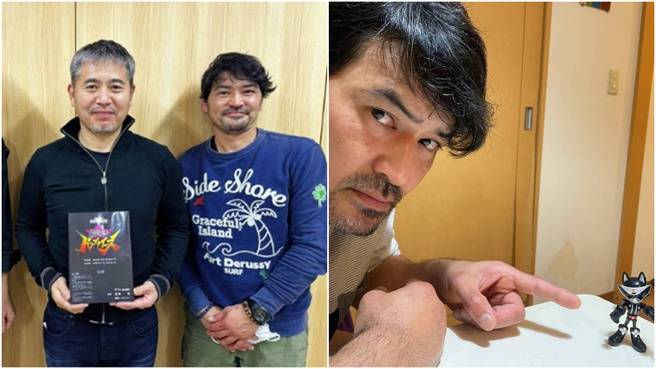 仲田育史(右)因腦出血驟逝。(圖／翻攝自劇團Mensoul推特)