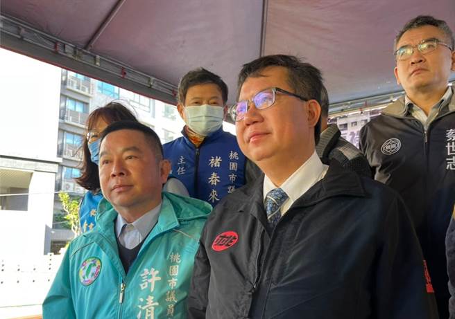 桃園市長鄭文燦談內閣改組「蘇鄭配」，他說相信府院一定會做最周延的考量。（陳夢茹攝）