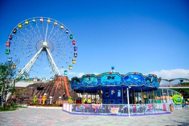 使用2023台湾灯会好玩卡到儿童新乐园等景点来一场亲子之旅。　图：臺北市政府观光传播局／提供