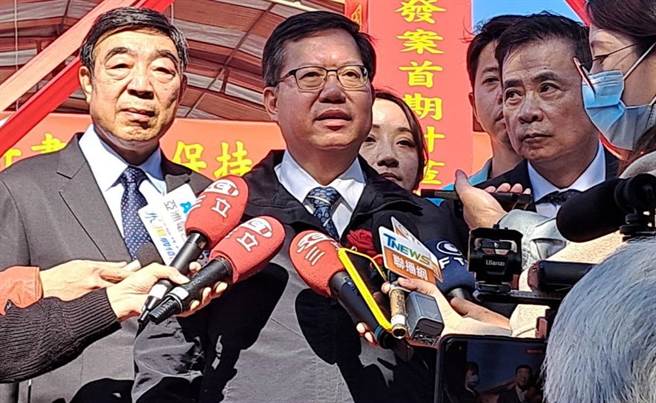 民进党2022大选检讨小组召集人、桃园市长郑文灿今强调，检讨议题无上限，府院党都有纳入。（蔡明亘摄）