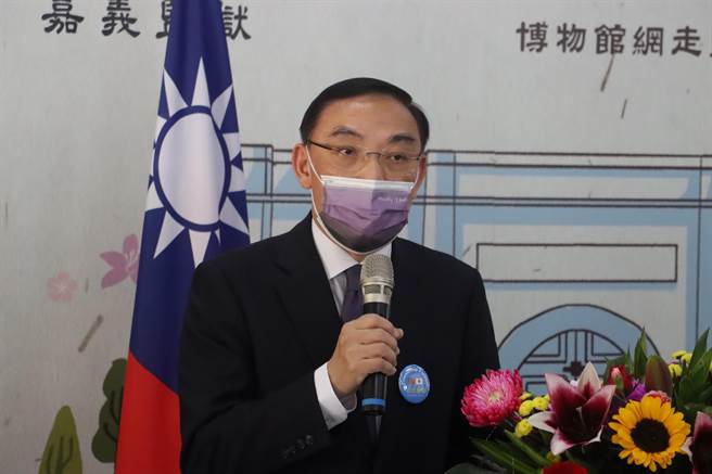 法务部长蔡清祥今到嘉义市见证旧嘉义监狱与日本网走监狱博物馆签订「推动友好交流协定」。（吕妍庭摄）