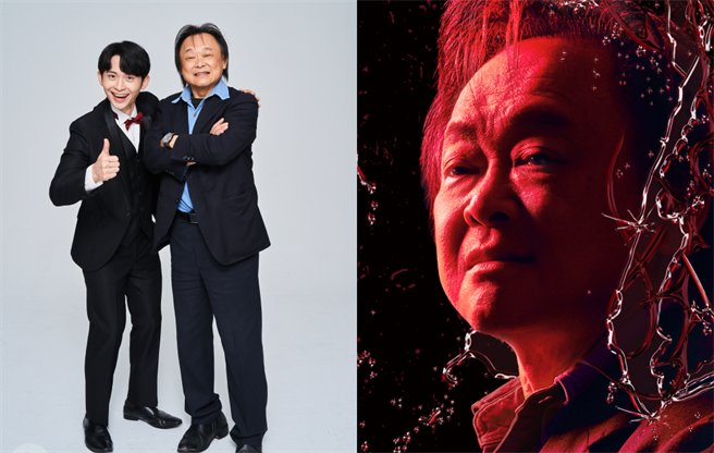 博恩（左图左）将「炎上」王世坚。（萨泰尔娱乐提供）