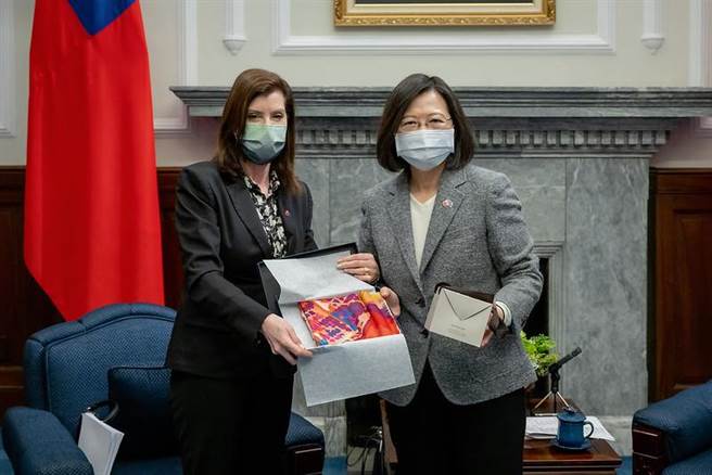 欧议会代表团：欧盟秉持一中政策，相信两岸的现状不应被单方面改变。（总统府提供）