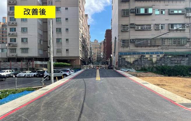 桃园市芦竹区「福禄里五福六路56巷27弄至五福六路新辟道路工程」今举行通车典礼。（工务局提供／陈梦茹桃园传真）