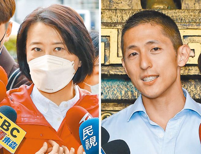 在政策面攻防上，王鸿薇(左)凭对台北市政的熟悉度，数次打脸吴怡农(右)。（资料照合成）