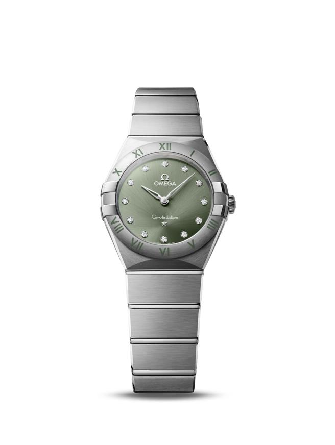 欧米茄Constellation星座女表，12万1000元。（OMEGA提供）