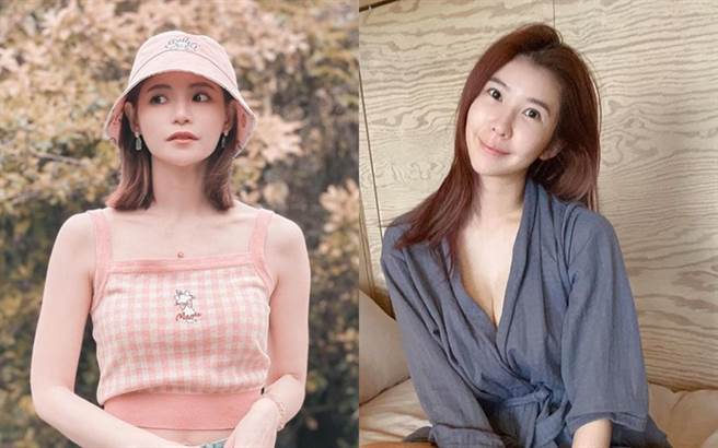 李沐晴（右）与萝莉塔因网路留言闹上台北地方法院。（图／李沐晴、萝莉塔 Facebook）