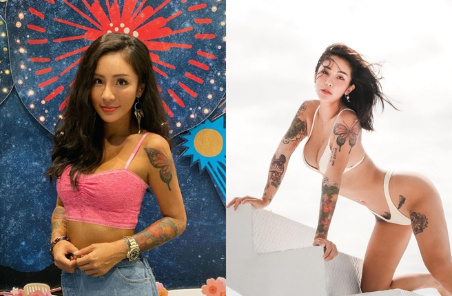 梁云菲以亮丽外表、火辣身材和直率作风狂圈粉。（图／nanaliangbadgal Instagram）