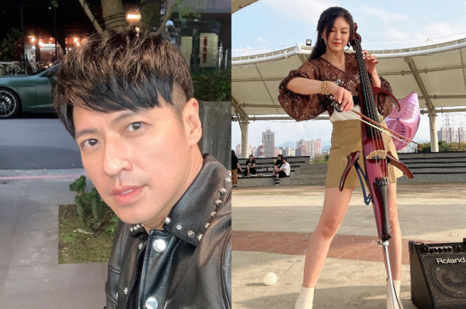 红孩儿成员王海轮遭直击夜奔嫚凌家中。(图/王海轮、嫚凌IG)