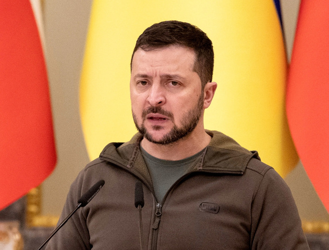 包括CNN等外媒報導，烏克蘭總統澤倫斯基（Volodymyr Zelenskyy）21日將赴白宮會拜登，並暫定前往美國國會發表演說。（資料照／路透社）