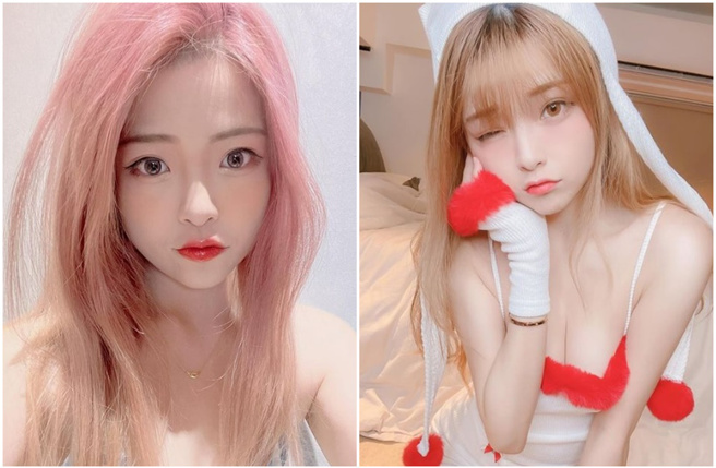 网红米砂担任监制拍摄成人版《鲍鱼游戏》红到海外。(misa72600 IG)