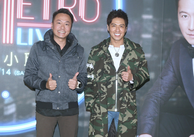 王海轮曾透露红孩儿解散原因，图为张克帆(左)、王海轮。(图/中时资料照)
