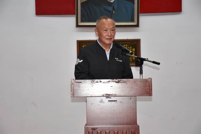 苗栗县长徐耀昌卸任前最后一次主持警察局月会。（谢明俊摄）