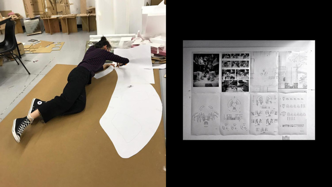 林恺铃建筑系作业非常繁重。(图/林恺铃 IG)