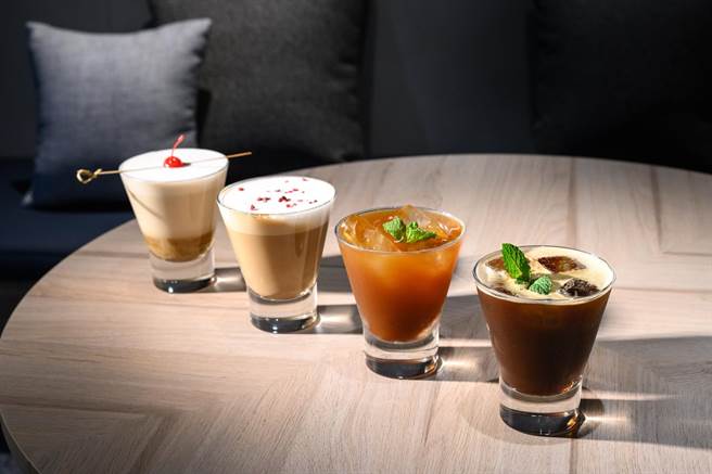 「調酒咖啡」以雞尾酒為基底調製，適合下班後品飲舒緩緊繃情緒。（全家提供）