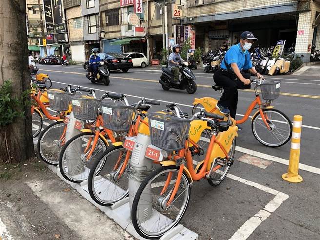 桃园YouBike2016年1月起建置，至今有401站、1万345辆车。（蔡依珍摄）