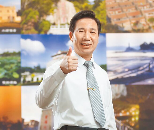 金門縣長當選人  陳福海。 （于家麒攝）