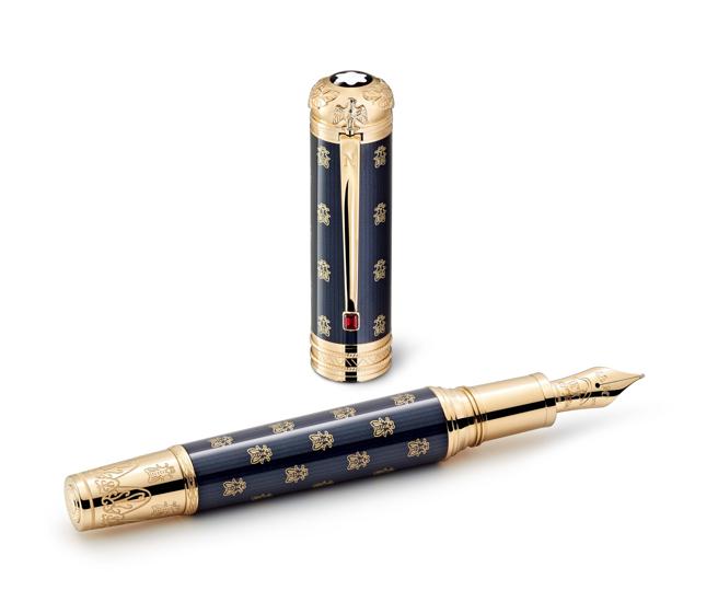 萬寶龍藝術贊助系列致敬拿破崙限量款4810鋼筆，10萬4800元。（Montblanc提供）