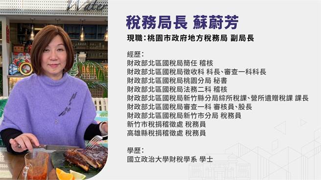 新竹市长当选人高虹安22日发布第2波人事名单，新任新竹市政府税务局长。（高虹安办公室提供／陈育贤新竹传真）