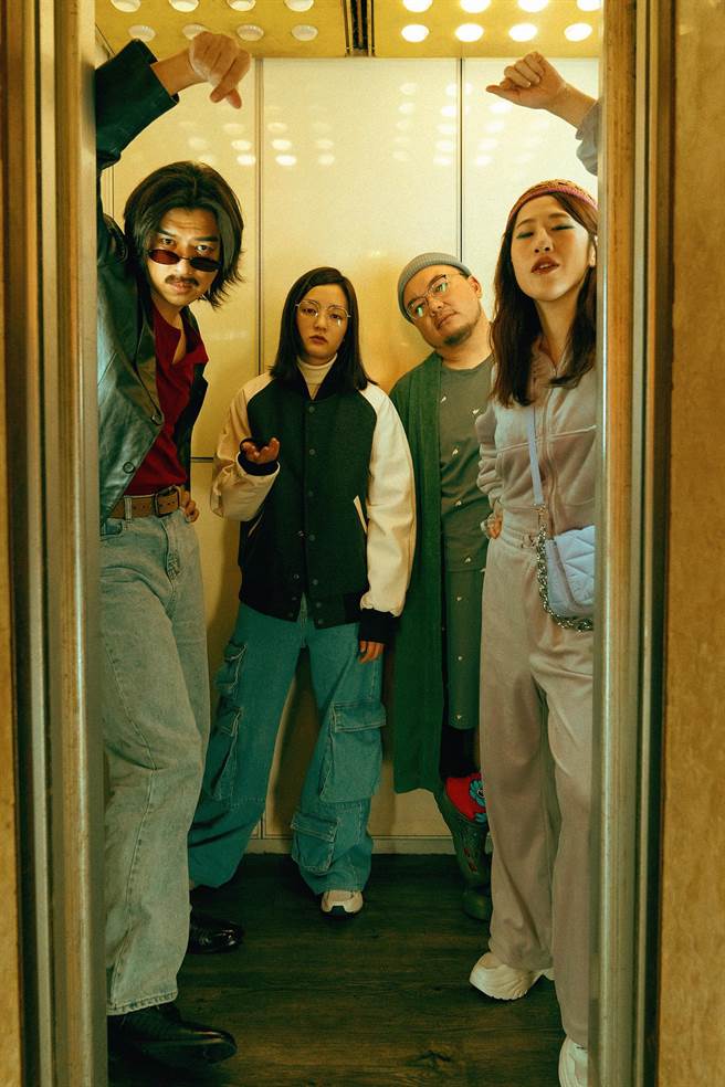 全新概念的陰間喜劇《鬼才之道》，由陳柏霖（左起）、王淨、曾威豪（瘦瘦）、百白等人主演。（牽猴子提供）