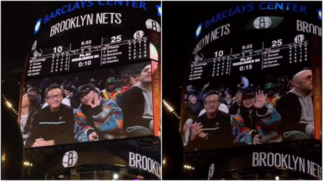 張惠妹把握工作空檔看球賽，沒想到意外被鏡頭捕捉。(圖/張惠妹 IG)