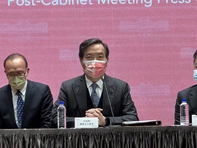 行政院发言人罗秉成。（黄婉婷摄）