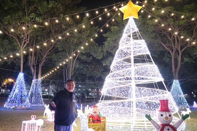 市長游振雄表示，歡迎所有員林市民，24日晚間一起到員林公園感受最溫暖、溫馨的耶誕夜。（員林市公所提供／吳建輝彰化傳真）