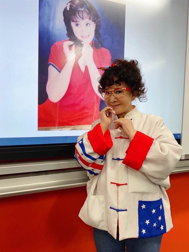 81岁唐琪保养得宜。（陈鸿提供）