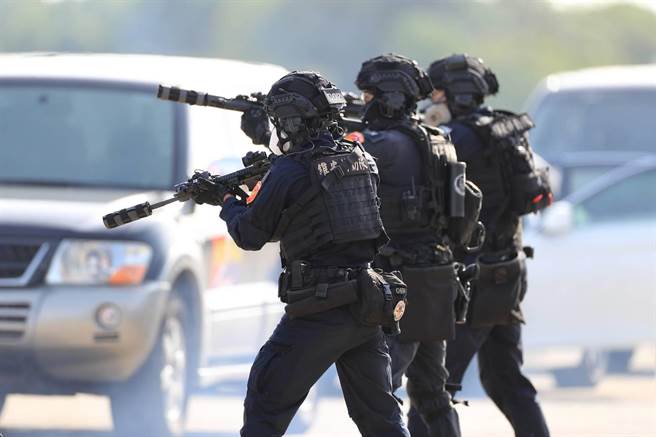 警政署取法国际维安事件经验，建立无剧本演训模式。（翻摄照片／林郁平台北传真）