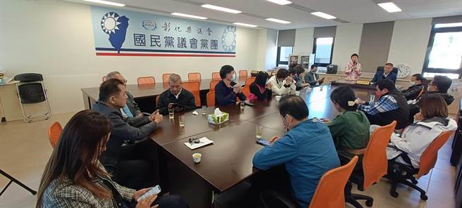 國民黨黨團22日上午召集黨籍議員當選人座談會。（國民黨彰化縣黨部提供／吳敏菁彰化傳真）