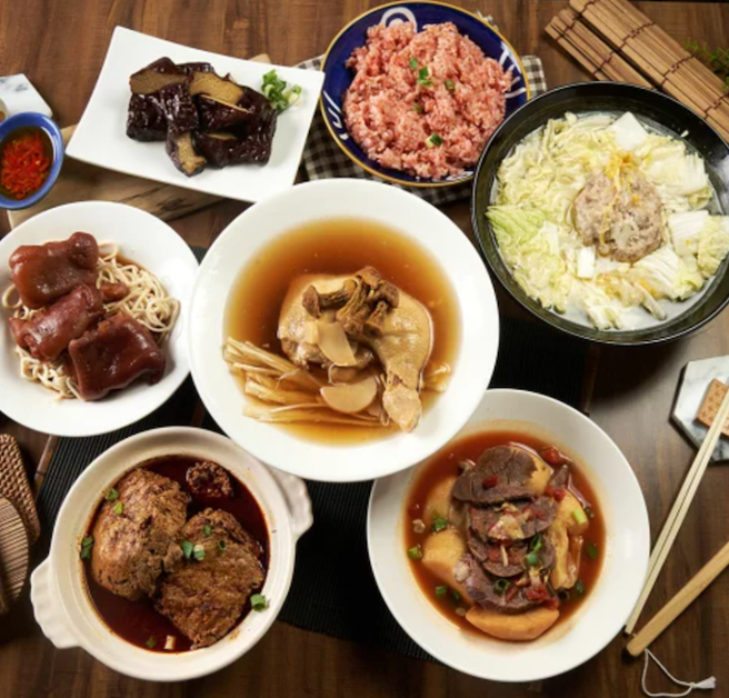 乐天市场的「睦轩手路菜尝鲜组合」，原价1440元，特价1099元。（乐天市场提供）